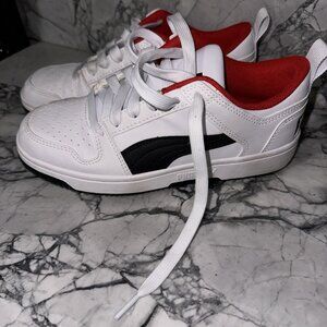 Puma 4Y Low Rebound Sneakers Red Black White